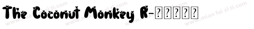 The Coconut Monkey R字体转换